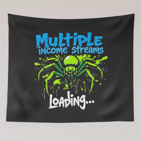 Item preview, Multiple Income Streams Spider Design designed and sold by FoxyJags.