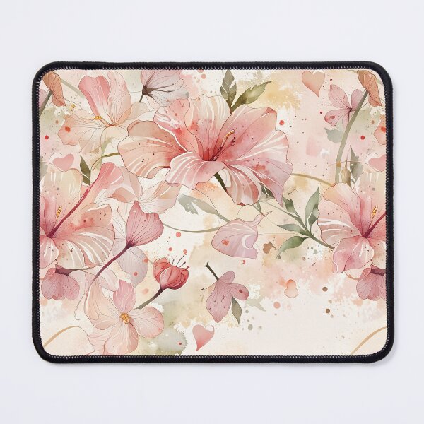 Item preview, Elegant Watercolor Blossoms, Soft Pink and Peach Hues designed and sold by CoolPixels.