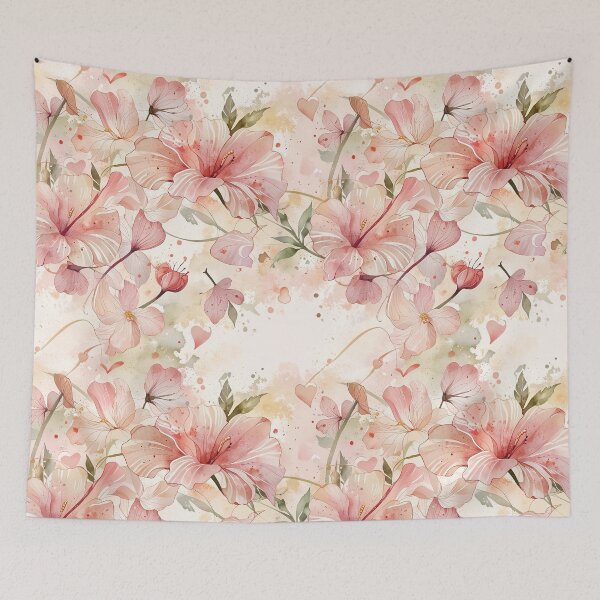Item preview, Elegant Watercolor Blossoms, Soft Pink and Peach Hues designed and sold by CoolPixels.