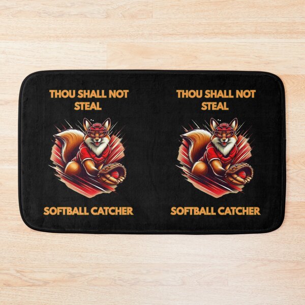 Item preview, Thou Shall Not Steal Softball Catcher designed and sold by TrendsLook.