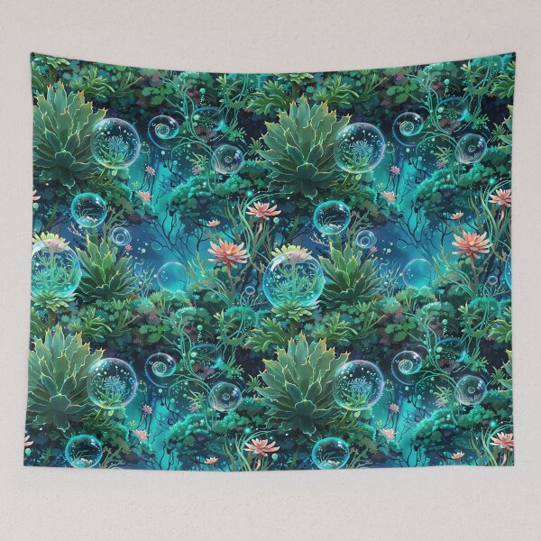 Item preview, Dreamy underwater garden, succulents, translucent designed and sold by CoolPixels.