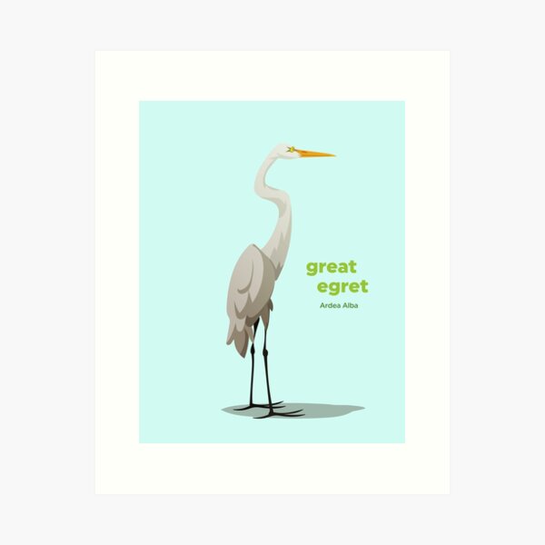 Item preview, Great Egret (Ardea Alba) designed and sold by EstudioToona.