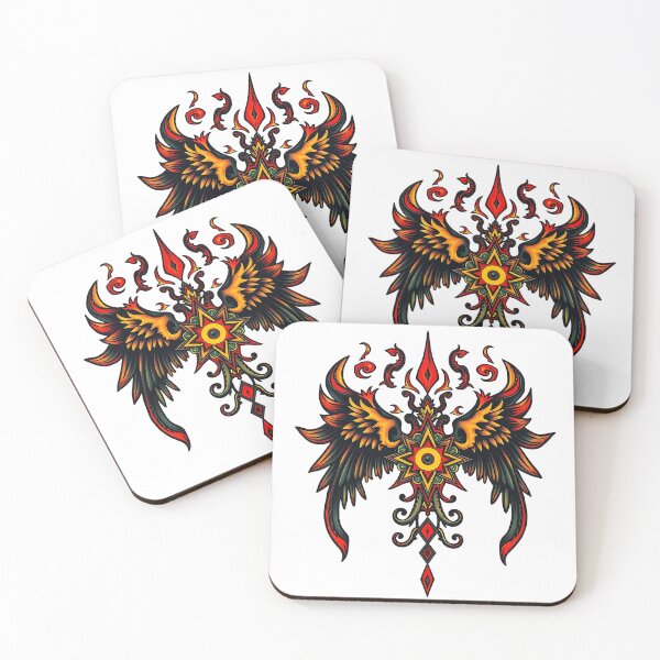 Item preview, Winged Symbol - Ornate Tattoo Design designed and sold by ArtMorphStudio.