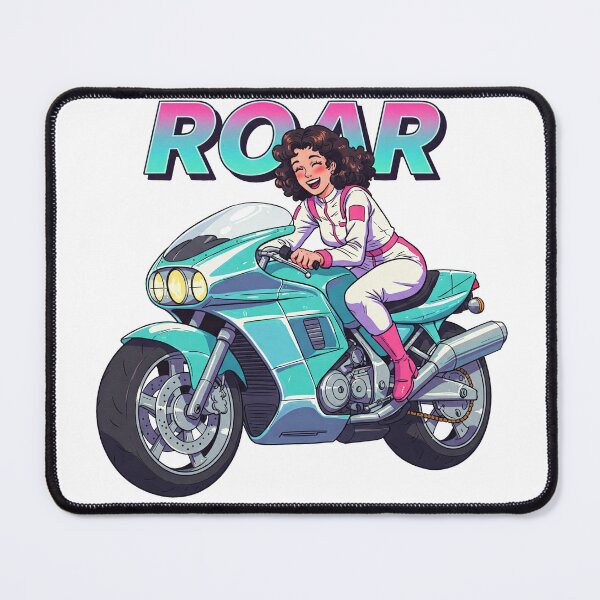 Item preview, Retro Girl on a Motorcycle designed and sold by JonelleTshirts.