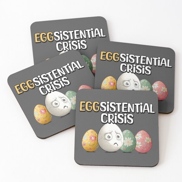 Item preview, Eggsistential Crisis – When Life Cracks You Up designed and sold by KZbubble.