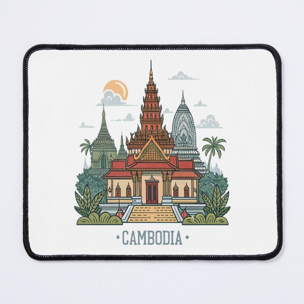 Item preview, Cambodia Wat Phnom Temple designed and sold by likbatonboot.