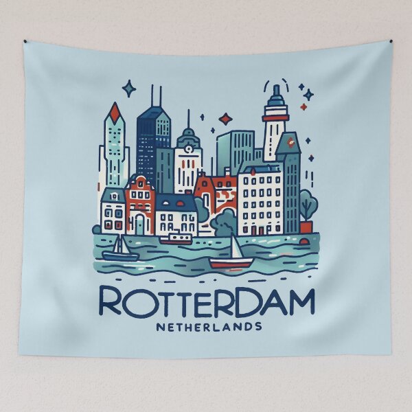Item preview, Rotterdam Netherlands  designed and sold by WanderlustCoCo.