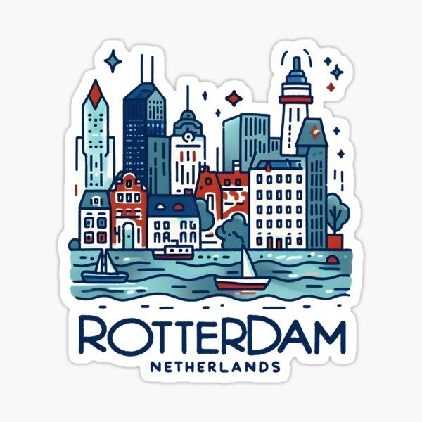 Item preview, Rotterdam Netherlands  designed and sold by WanderlustCoCo.