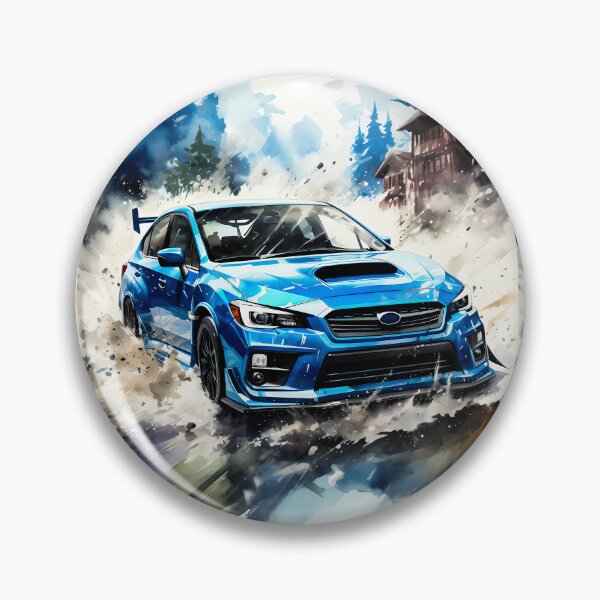 Item preview, Vivid Rally Car In  Dynamic Mountain Scene designed and sold by RevUpDesign.