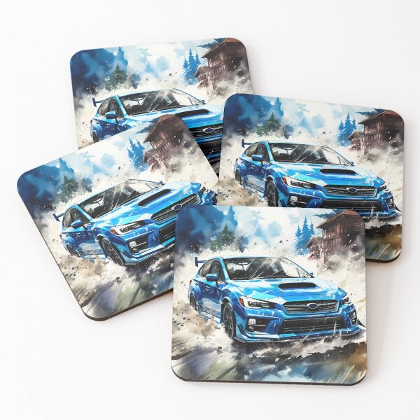 Item preview, Vivid Rally Car In  Dynamic Mountain Scene designed and sold by RevUpDesign.