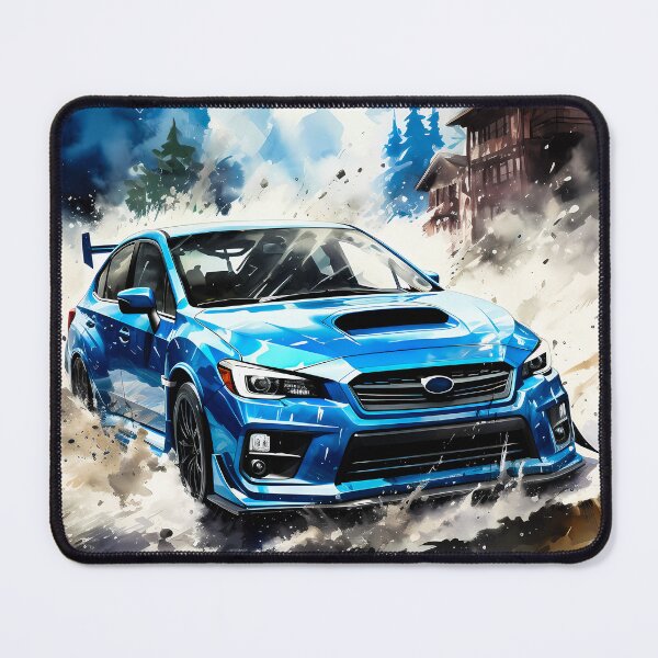 Item preview, Vivid Rally Car In Dynamic Mountain Scene designed and sold by RevUpDesign.