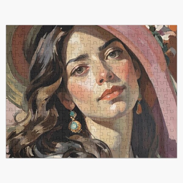 Vista previa del artículo con la obra «Retrato de mujer», diseñado y vendido por Visual Versatility .