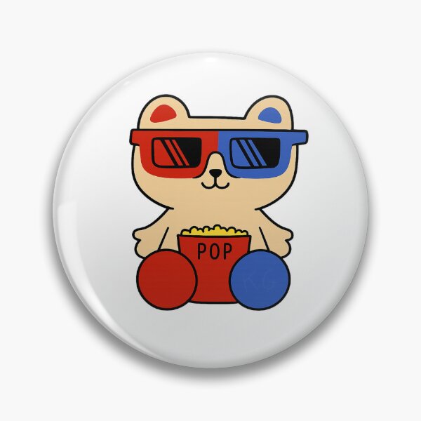 Item preview, Bingmin - Movie Night Bear designed and sold by dasvibes.