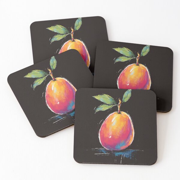 Item preview, Painterly Mango Still Life designed and sold by Moss and Moon Studio.