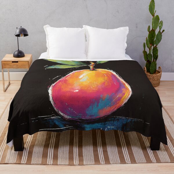 Item preview, Painterly Mango Still Life designed and sold by Moss and Moon Studio.