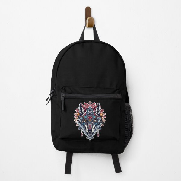 Item preview, Wolf Head Mandala - Intricate Tribal Art designed and sold by ArtMorphStudio.