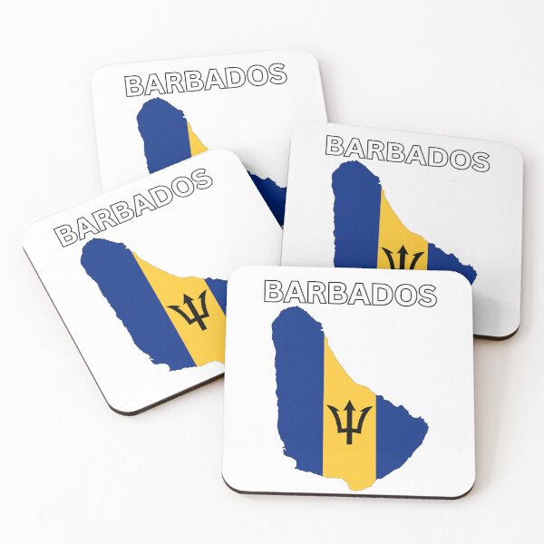 Item preview, Barbados Flag Map designed and sold by atomstartup.