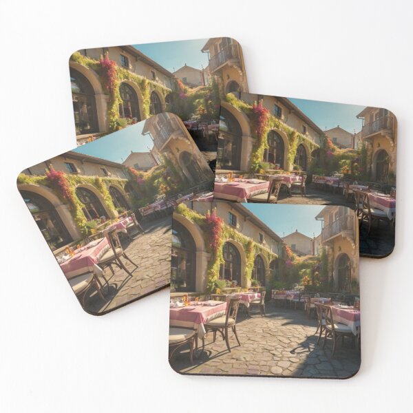 Item preview, Flower-Lined Fairy Tale Restaurant in a Charming City designed and sold by BlareBlare.