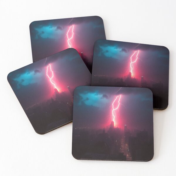 Item preview, Lightning in the city. designed and sold by apoknight.