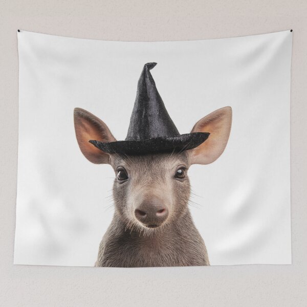 Item preview, Aardvark Wearing Halloween Witch Hat designed and sold by LazyOwlStore.
