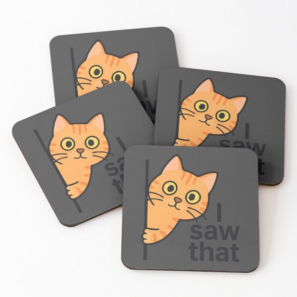 Item preview, I Saw That Orange Tabby Cat designed and sold by TSQ.