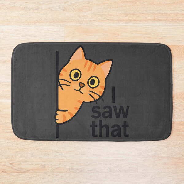 Item preview, I Saw That Orange Tabby Cat designed and sold by TSQ.
