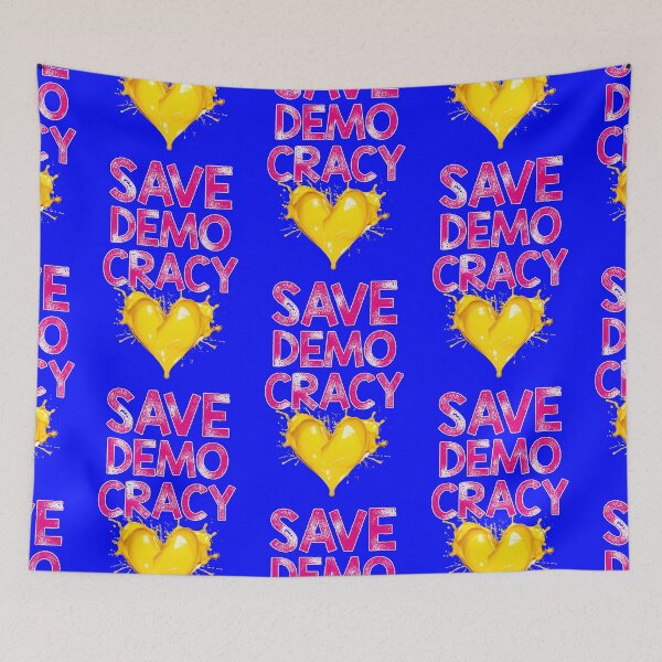 Artikelvorschau, Save democracy, Demonstration entworfen und verkauft von Mauswohn.
