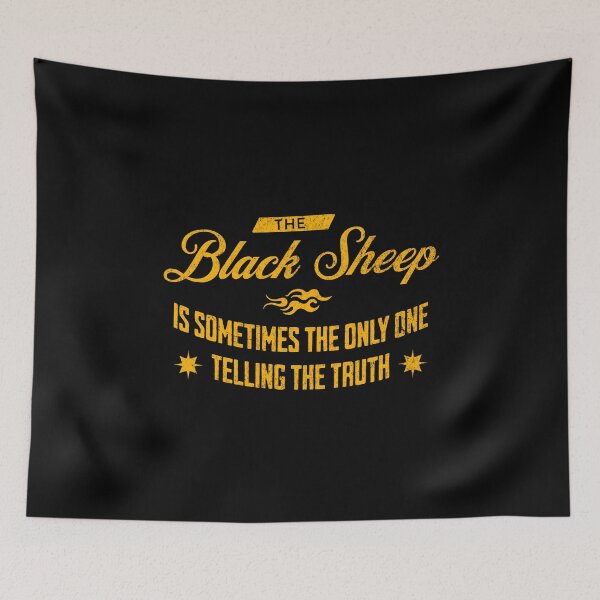 Item preview, The black sheep is sometimes the only one telling the truth designed and sold by Pflugart.