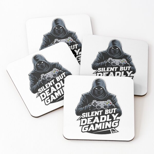 Item preview, Silent but Deadly Gaming Sticker - Sleek Design for PC Gamers, Laptop & Gaming Gear Decal designed and sold by InsightA.