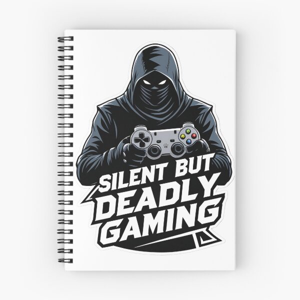 Item preview, Silent but Deadly Gaming Sticker - Sleek Design for PC Gamers, Laptop & Gaming Gear Decal designed and sold by InsightA.