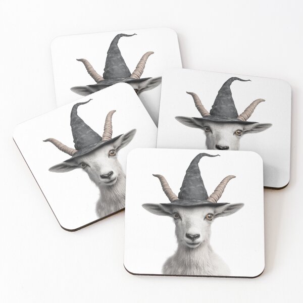 Item preview, Addax Wearing Halloween Witch Hat designed and sold by LazyOwlStore.