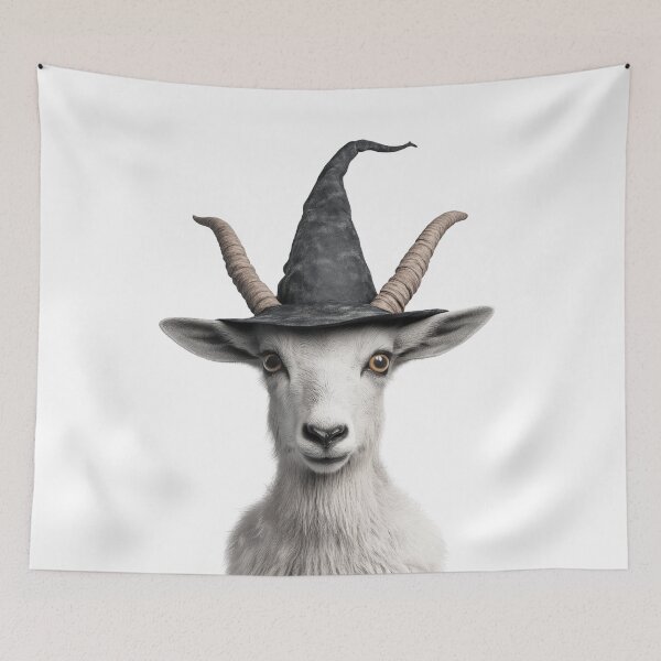 Item preview, Addax Wearing Halloween Witch Hat designed and sold by LazyOwlStore.
