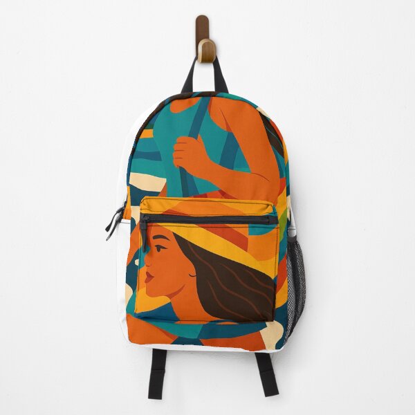 Item preview, Wanderlust Ipanema Tan Beach Girl Vacation Poster – Retro Travel Art designed and sold by Bored Duck.