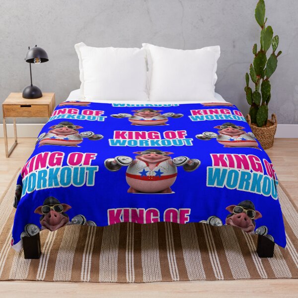 Item preview, King of workout, meme designed and sold by Mauswohn.