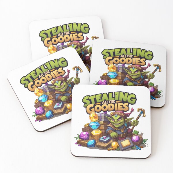 Item preview, Stealing All the Goodies Sticker - Mischievous Gaming & Loot Decal for Gamers, Laptops, Gifts designed and sold by InsightA.