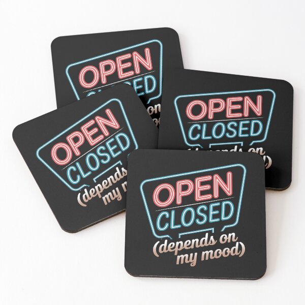 Item preview, Neon Open Closed Sign – Fun Mood designed and sold by SolaoLab.