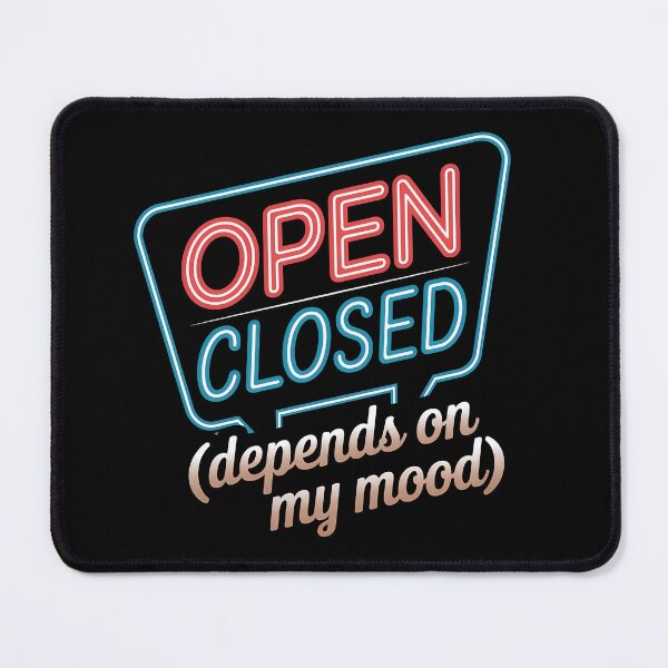 Item preview, Neon Open Closed Sign – Fun Mood designed and sold by SolaoLab.