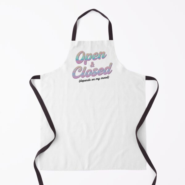 Item preview, Holographic Open & Closed – Pastel Aesthetic Mood Sign designed and sold by SolaoLab.