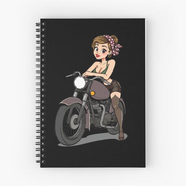 Item preview, Girl Riding A Motorcycle  designed and sold by Bunmigraphics .