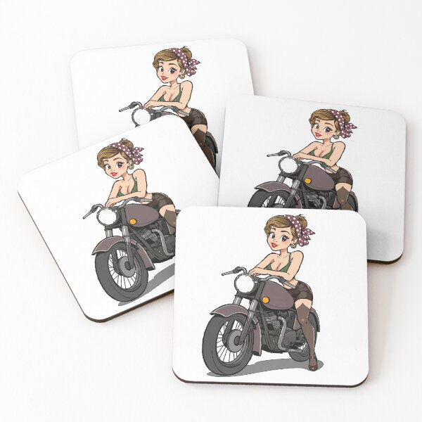 Item preview, Girl Riding A Motorcycle  designed and sold by Bunmigraphics .