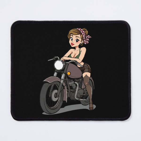 Item preview, Girl Riding A Motorcycle  designed and sold by Bunmigraphics .