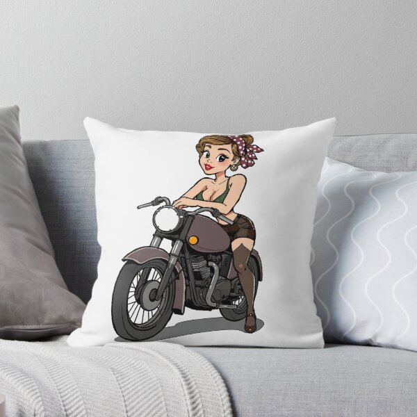Item preview, Girl Riding A Motorcycle  designed and sold by Bunmigraphics .