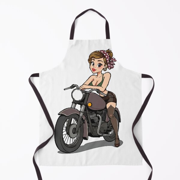 Item preview, Girl Riding A Motorcycle designed and sold by Bunmigraphics .