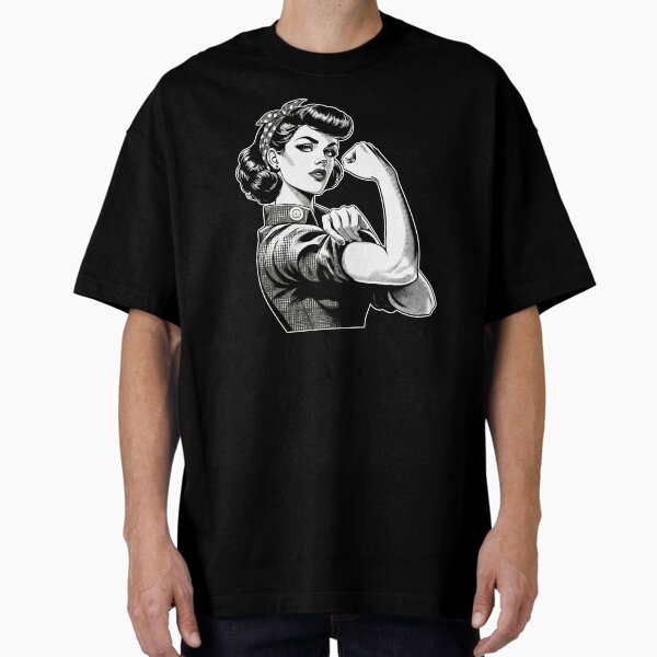 Item preview, Strong Confident Woman Rockabilly Gift designed and sold by Pineapple-Tree.