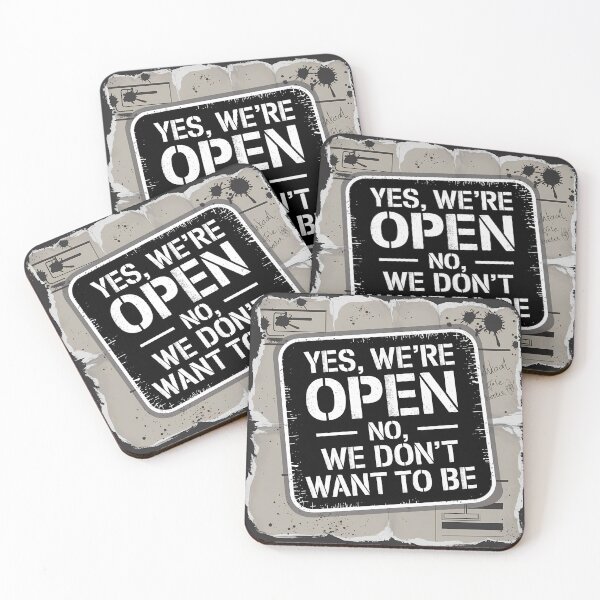 Item preview, Yes, We Are Open Sign - Funny & Nostalgic designed and sold by SolaoLab.