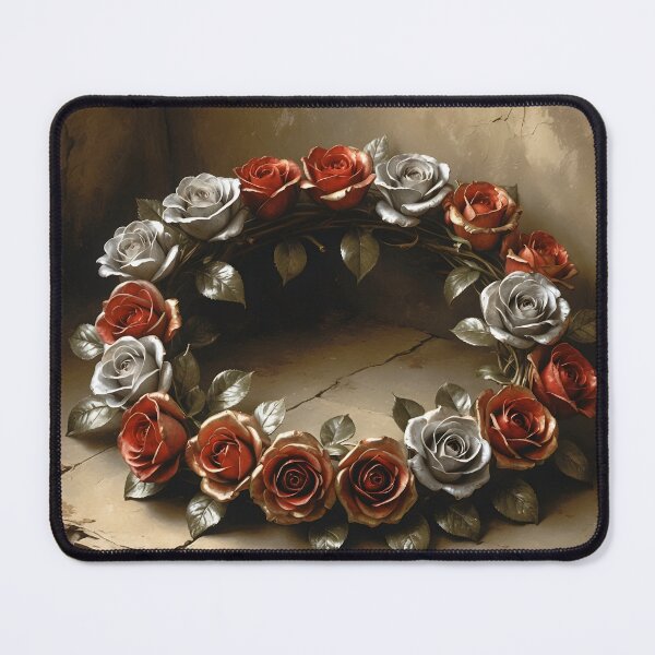 Item preview, Circle of Forever – Eternal Tin Rose Wreath | LaLi Designs designed and sold by LaLi-Designs.