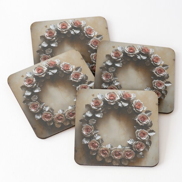 Item preview, Circle of Forever – Eternal Tin Rose Wreath | LaLi Designs designed and sold by LaLi-Designs.