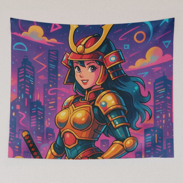 Item preview, Indomitable Warrior: Neon City designed and sold by JonelleTshirts.