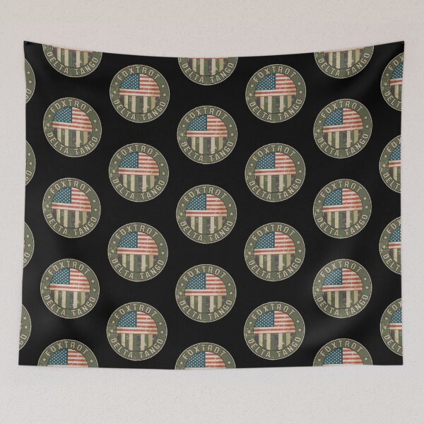 Item preview, fdt, FDT Resist Fox, American Flag, Foxtrot Delta Tango - Anti Trump, National Parks Forest Service  designed and sold by ketkacreations.