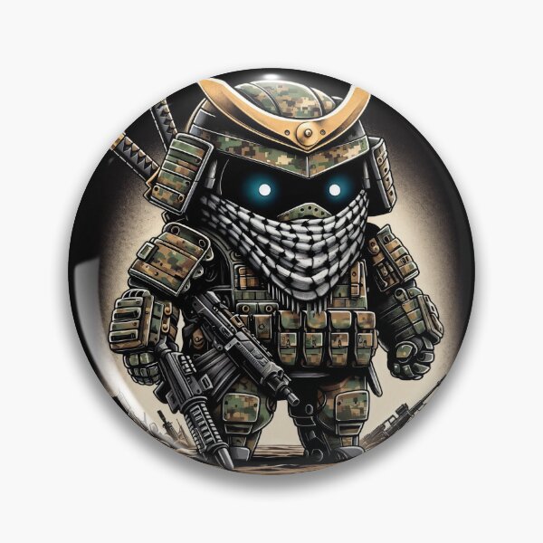 Item preview, Cyber Shogun Rockbot – The Ultimate Warrior of Power and Rebellion - Valentine’s Day - Model 26 designed and sold by NeonBot_Shop.